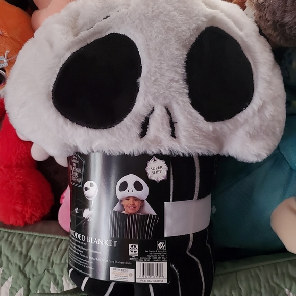 NWT THE NIGHTMARE BEFORE CHRISTMAS JACK KIDS BLANKET - Picture 6 of 7